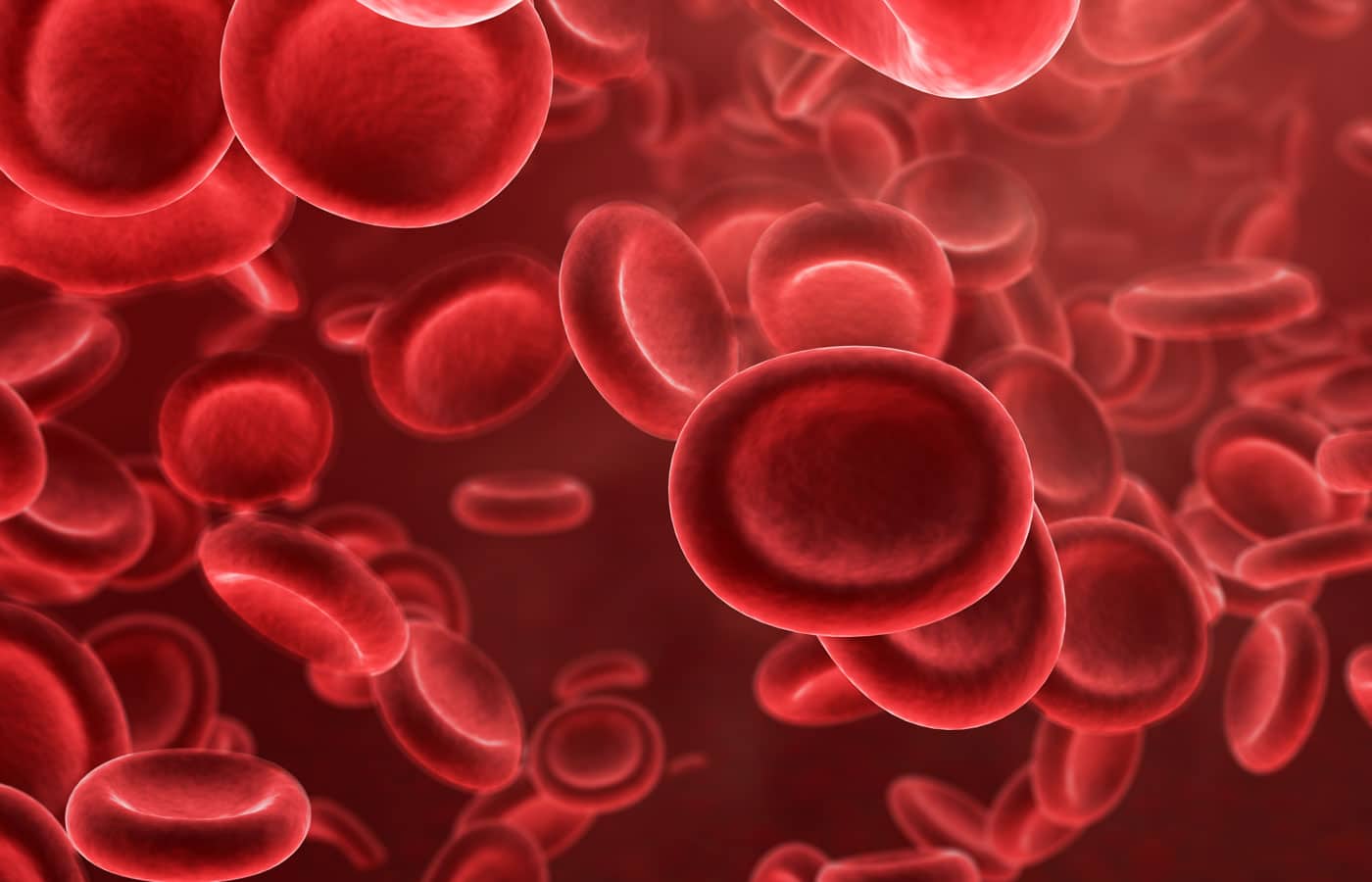 3D render of Red Blood cell background