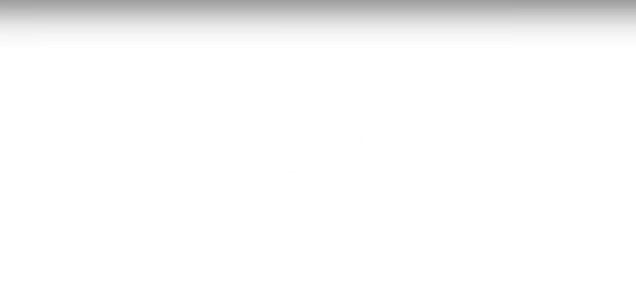 A logo with the text "ANIMAL HEALTH CLINIC" in white, all-caps, centered within a black square on a white background. Ideal for a vet clinic or veterinarian practice.